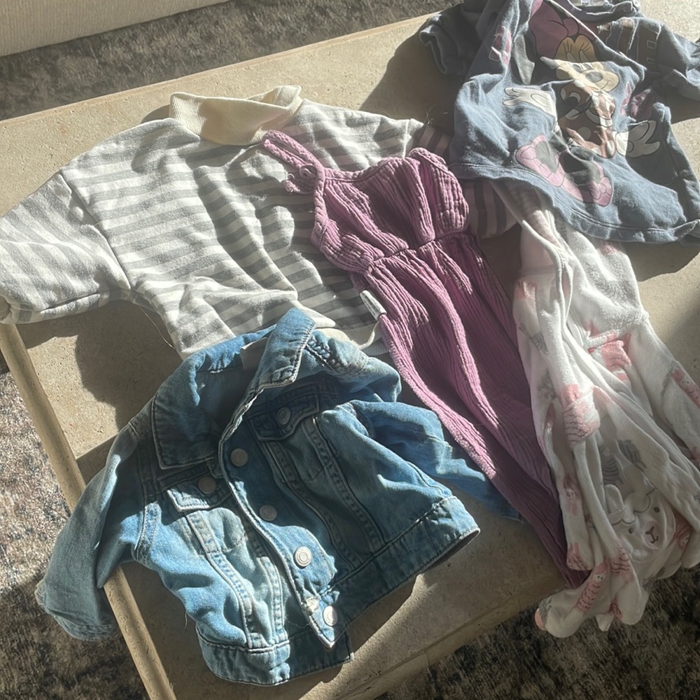 Baby girl size 9 month clothes bundle h&m
